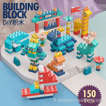 Block 150pcs set Intelligenc Assemblaggio di grandi blocchi giocattoli